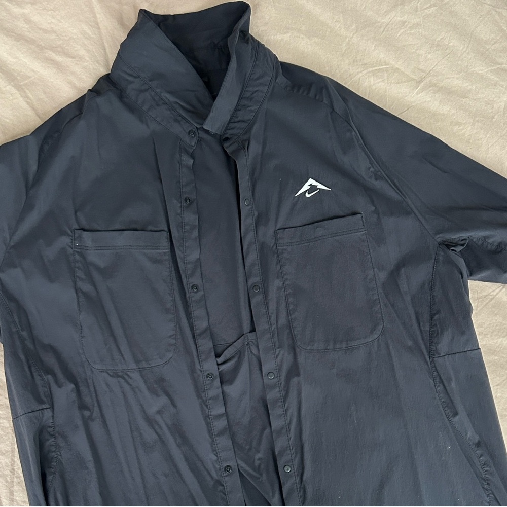 Nike Trail Men's Dri-FIT UV Running Button-Up Shirt